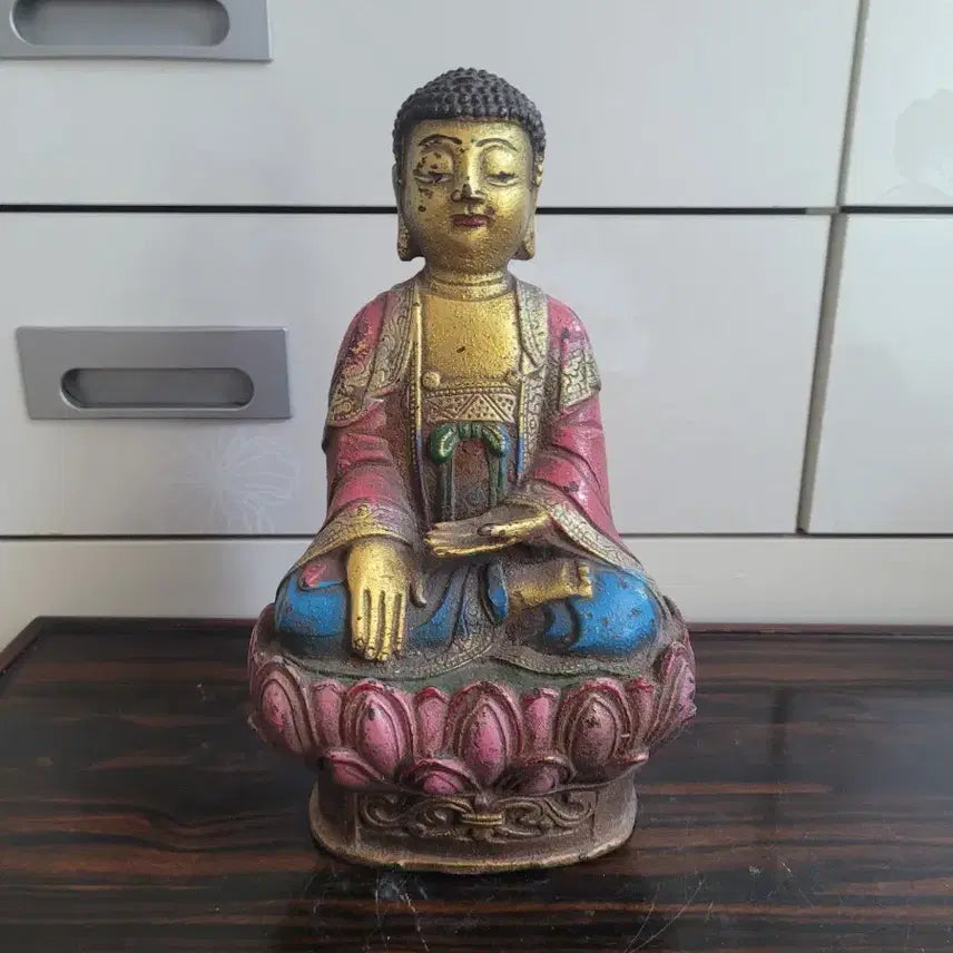 [BUNJANG] Iron Seated Buddha Statue / ,무쇠 당체 좌상 불상