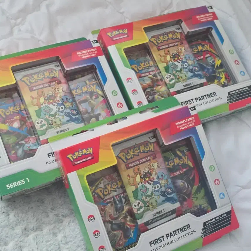 [BUNJANG] Pokémon First Partners Illustration Collection Box Sealed / [EN]퍼스트 파트너스 BOX