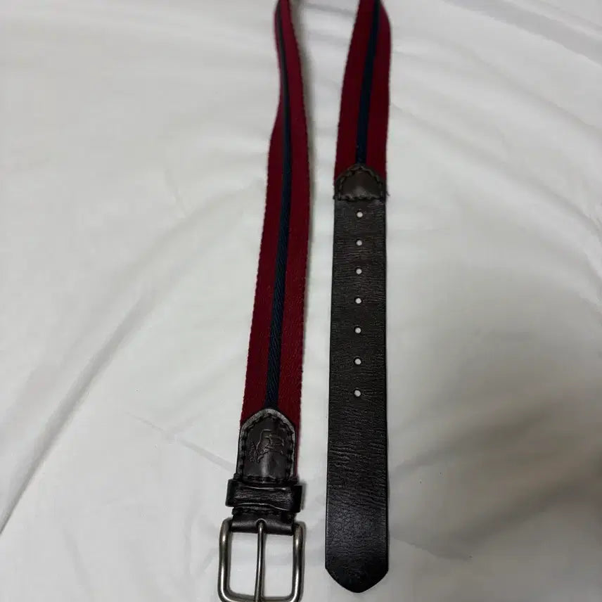[BUNJANG] Abercrombie &amp; Fitch Striped Belt / 아베크롬비 스트라이프 벨트