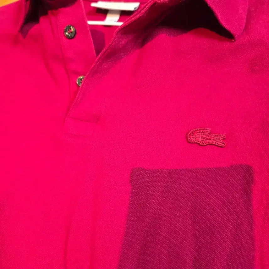 [BUNJANG] Lacoste Paris Polo Shirt M Pink / 라코스테 파리 폴로 m