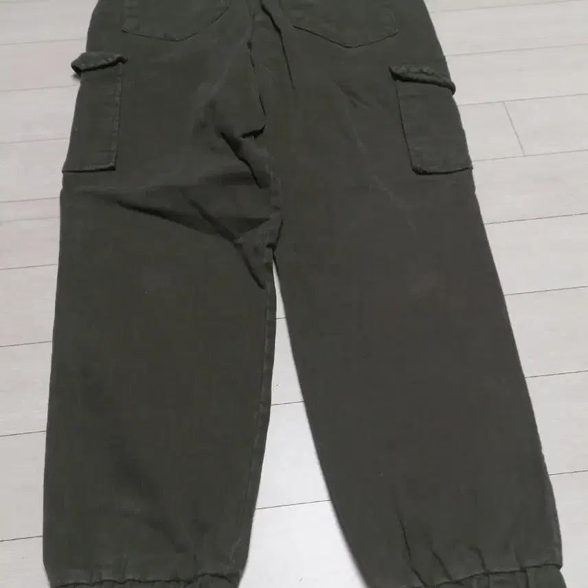 [BUNJANG] Khaki Cargo Jogger Pants 2XL (Size 36) / 카키 밴딩 카고 조거패츠2XL 사이즈36