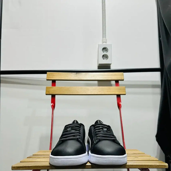 [BUNJANG] Puma Smash Leather Black Men&