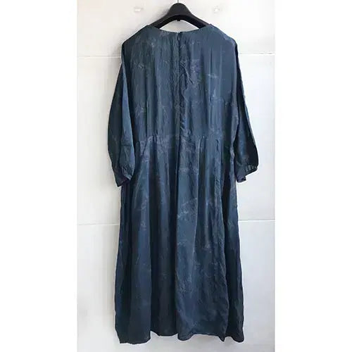 [BUNJANG] Korean High-Quality Rayon Dress / 청색 고급인견 국산원피스-77.88/새거수준
