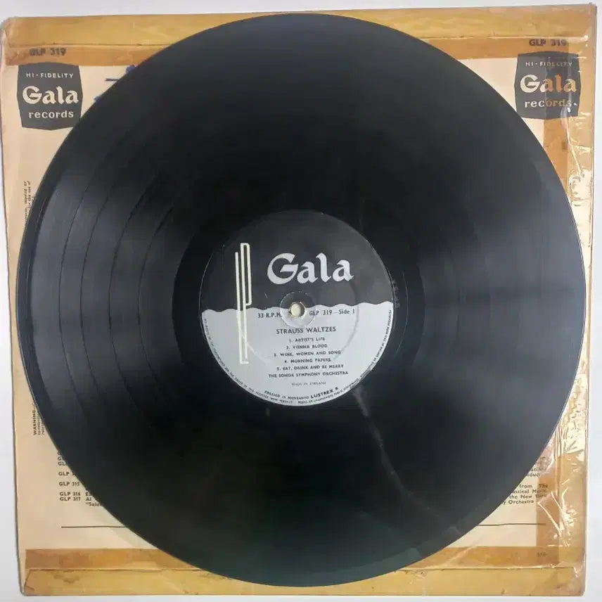 [BUNJANG] Gala Records Strauss Waltzes LP Album / Gala Strauss Waltzes LP 레코드 앨범