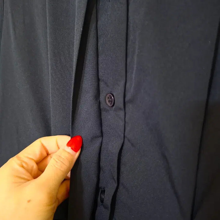 [BUNJANG] Gemma World Navy Long Shirt Dress / 새상품)젬마월드 네이비 롱원피스