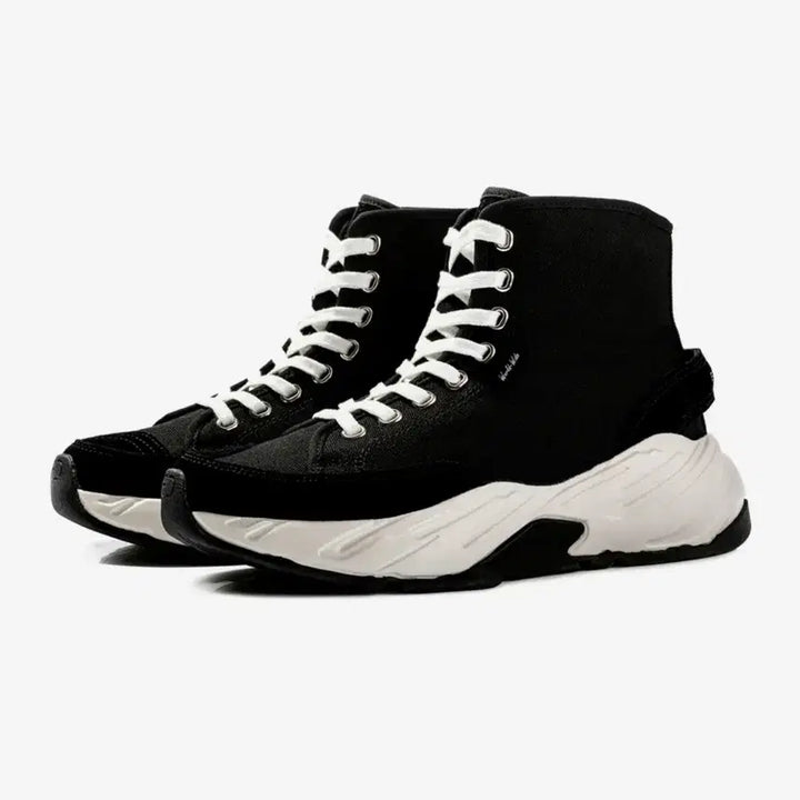 [BUNJANG] Others Terre High Black/White Sneakers / 어더스 테르 하이 블랙화이트