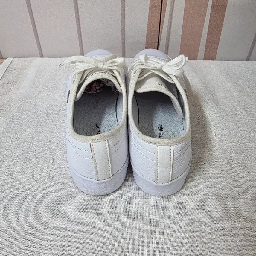 [BUNJANG] Lacoste White Leather Sneakers Size 250mm / 라코스테 화이트 가죽스니커즈 250mm