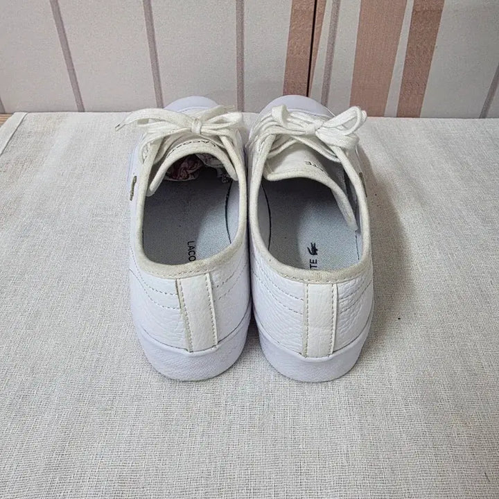[BUNJANG] Lacoste White Leather Sneakers Size 250mm / 라코스테 화이트 가죽스니커즈 250mm