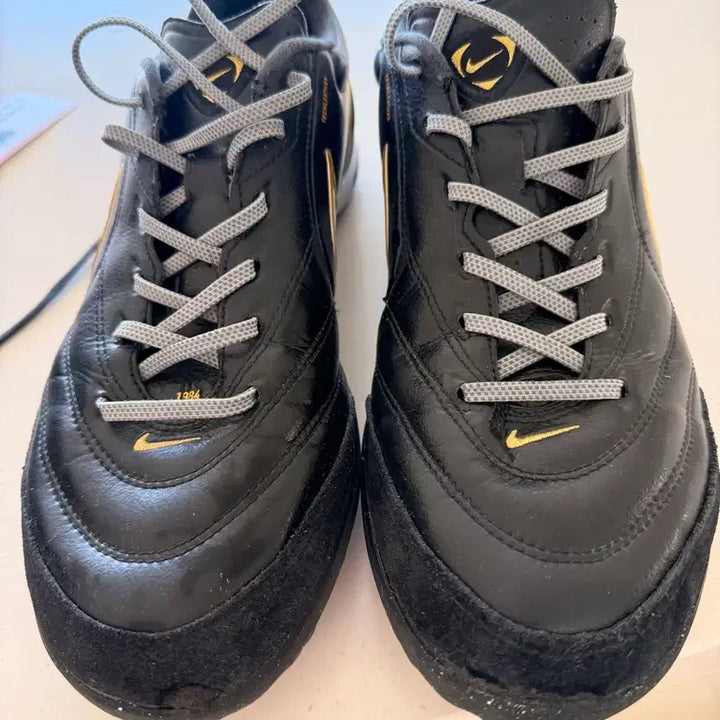 [BUNJANG] Nike RhyGeri Pro TF 295mm Black Gold / 티엠포 리게라 프로tf 검골 295mm