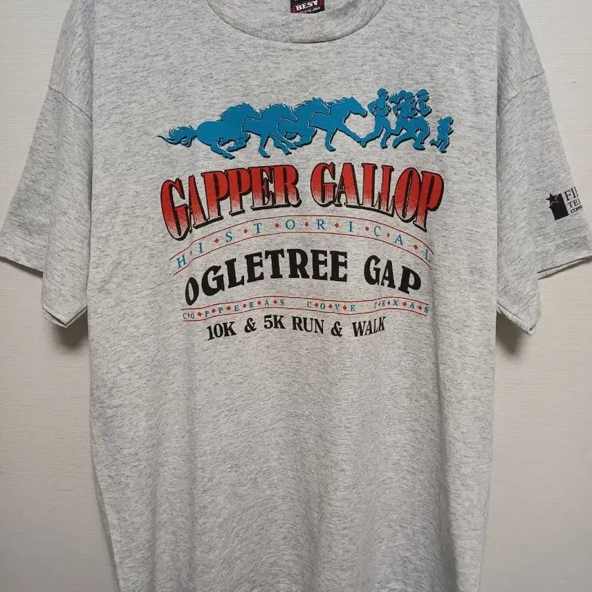 [BUNJANG] 90s Texas Oglethorpe Run &amp; Walk Vintage T-Shirt / 90s 빈티지 텍사스 오글트리 런&amp;워크 티셔츠