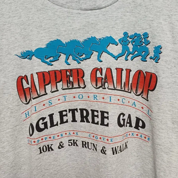 [BUNJANG] 90s Texas Oglethorpe Run &amp; Walk Vintage T-Shirt / 90s 빈티지 텍사스 오글트리 런&amp;워크 티셔츠