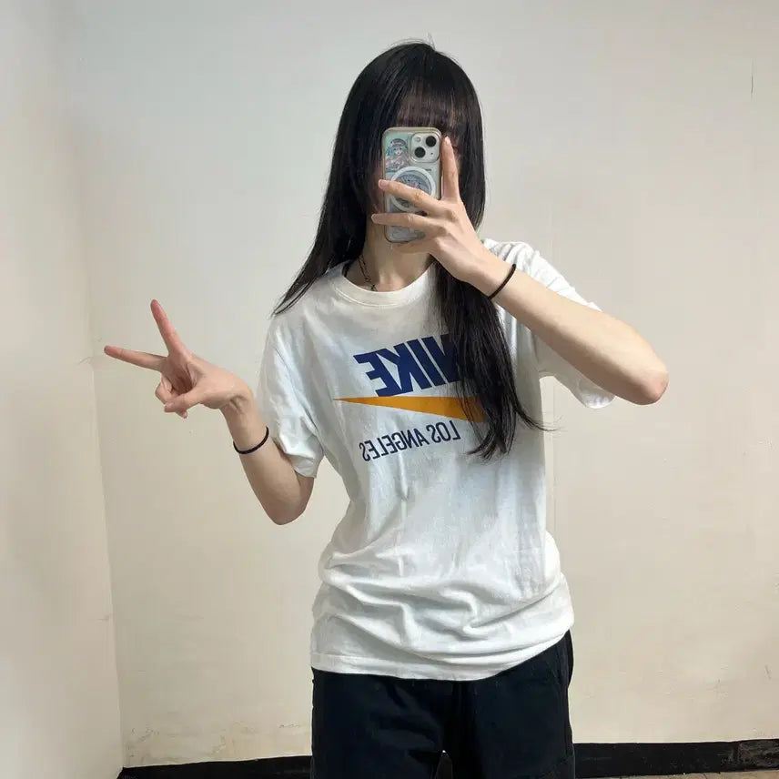 [BUNJANG] Nike White T-Shirt M Size / 나이키 화이트 티셔츠