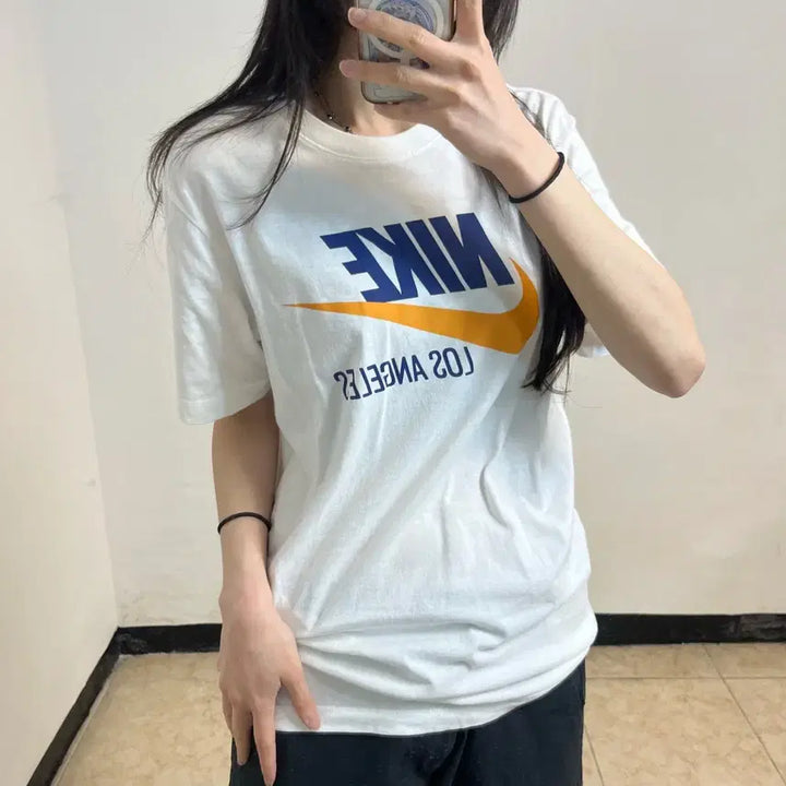 [BUNJANG] Nike White T-Shirt M Size / 나이키 화이트 티셔츠