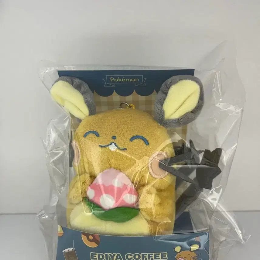 [SOLD OUT] 이디야 포켓몬 데덴네 인형 키링 미개봉