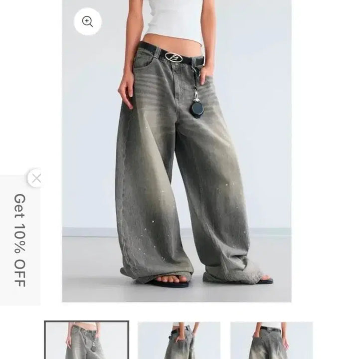 [BUNJANG] Peoplesense Grey Denim Pants / peoplesense 그레이 데님 팬츠 유일매물