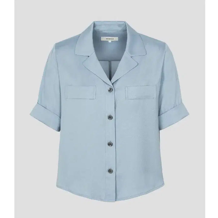 [BUNJANG] Beanpole Short-Sleeve Blouse / 빈폴 반팔 블라우스 24년