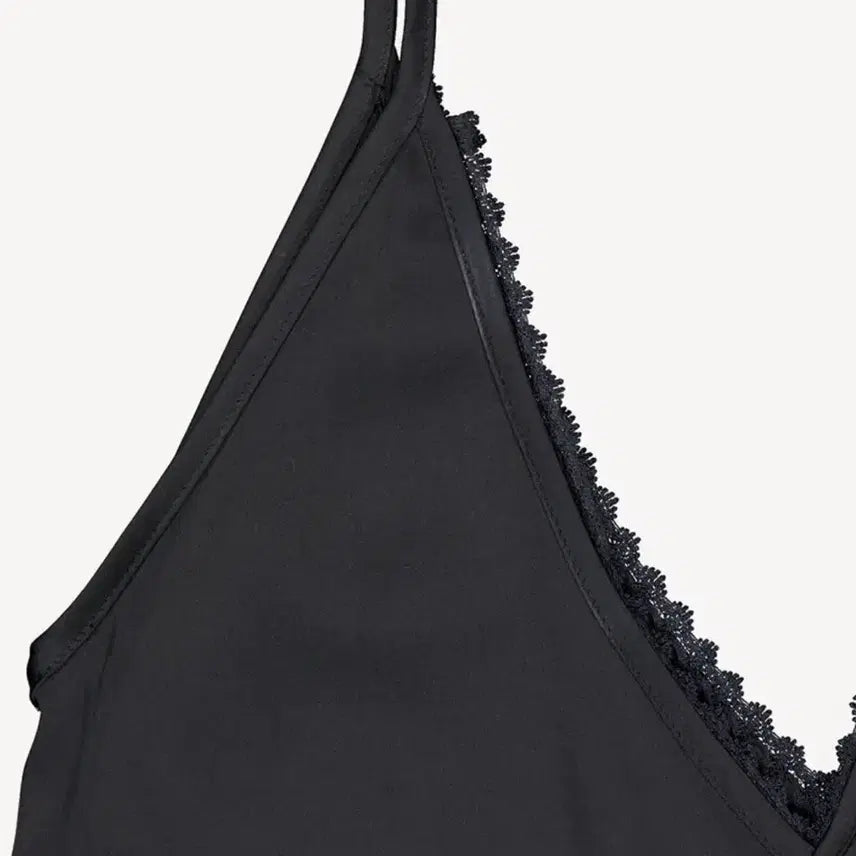 [BUNJANG] Green Butter Silky Side Pocket Dress Black / 그린버터 Silky Side Pocket dress / 블랙/ S-M