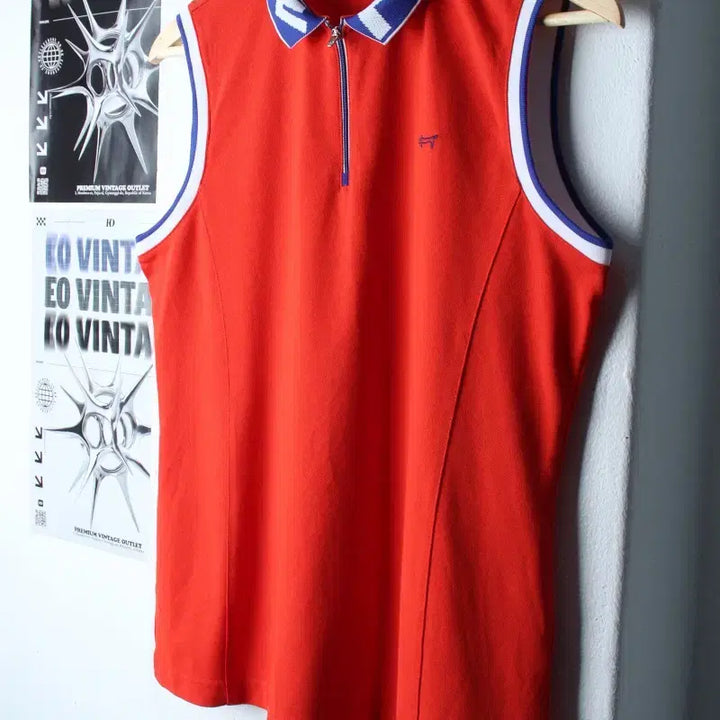 [BUNJANG] Louis Castel XL Short Sleeve Polo T-Shirt / W(2XL) 루이까스텔 반팔 카라 티셔츠 민소매 빅사이즈-7686