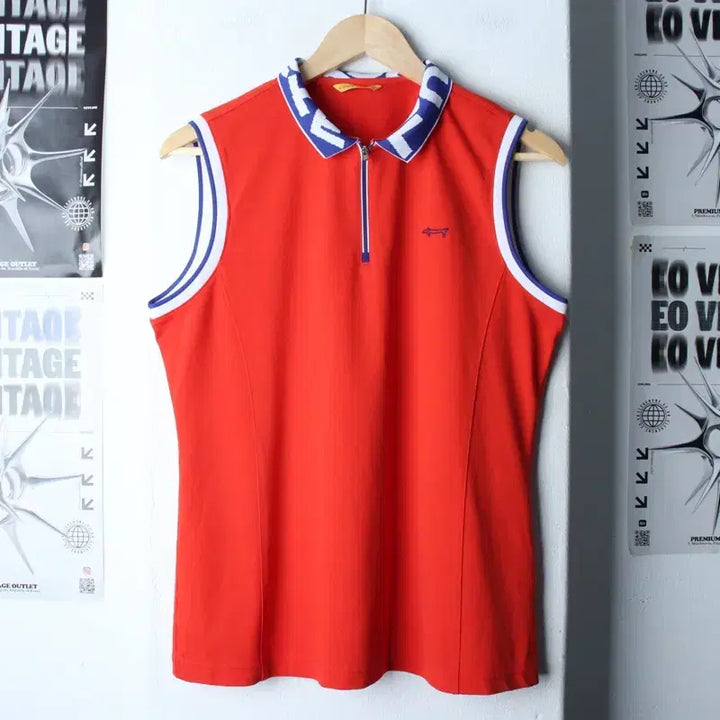 [BUNJANG] Louis Castel XL Short Sleeve Polo T-Shirt / W(2XL) 루이까스텔 반팔 카라 티셔츠 민소매 빅사이즈-7686