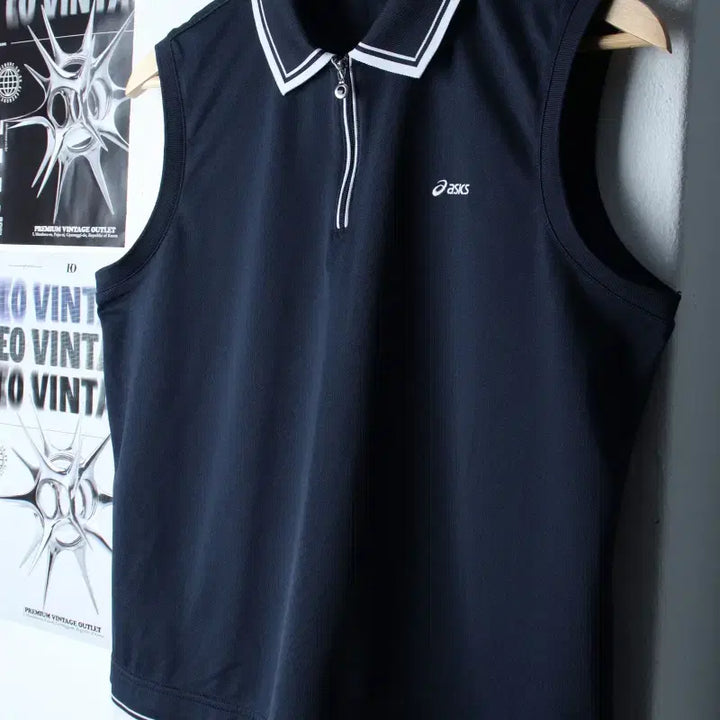 [BUNJANG] ASICS 2XL Short Sleeve Polo T-Shirt / W(2XL) 아식스 반팔 카라 티셔츠 민소매 빅사이즈 기능성-7687