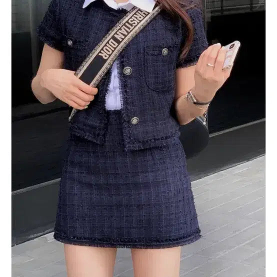 [BUNJANG] Modernrobe Tweed Set S / 모던로브 트위드 세트S
