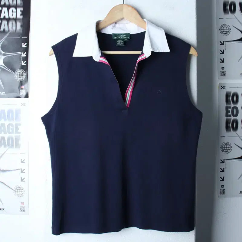 [BUNJANG] Polo Ralph Lauren Short Sleeve Collared T-Shirt (XL-2XL) / W(XL-2XL) 폴로 랄프로렌 반팔 카라 티셔츠 민소매-7693