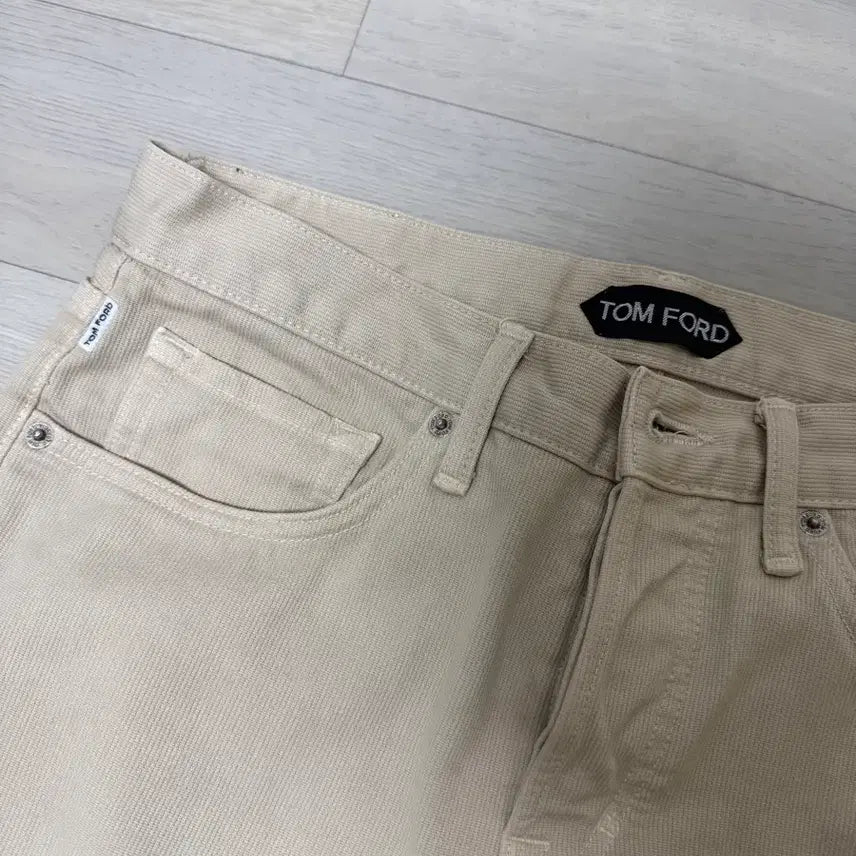 [BUNJANG] Tom Ford Slim Fit Beige Cotton Trousers Size 32 / 톰포드 슬림핏 베이지 면바지 32사이즈