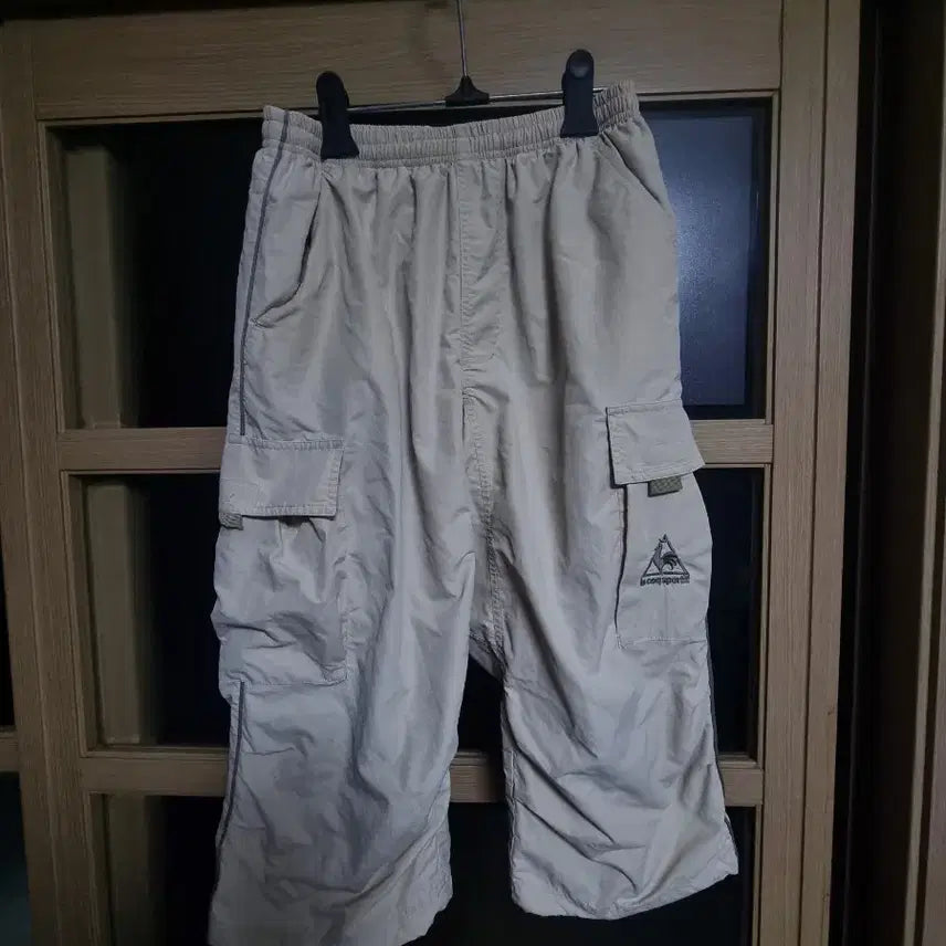 [BUNJANG] Le Coq Sportif Cargo Capris Size M / 르꼬끄  카고 7부 바지 m