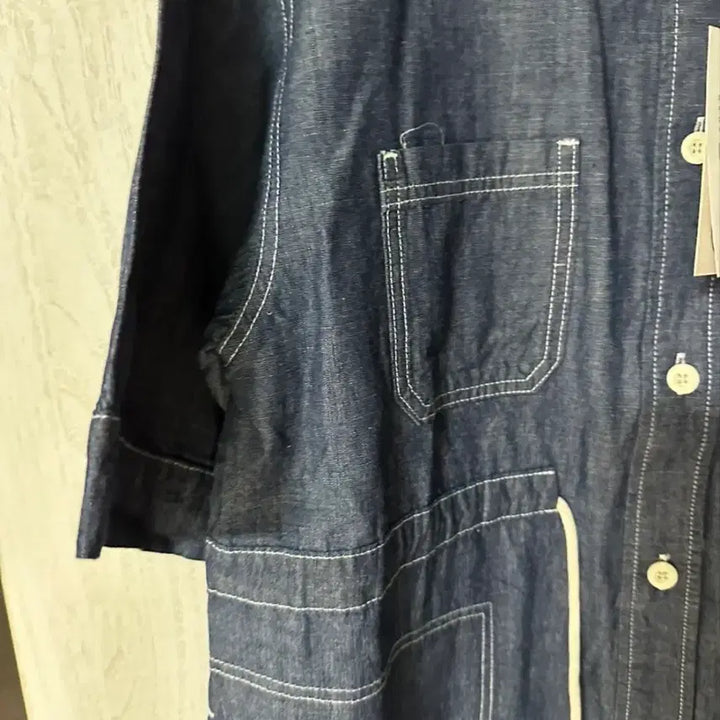 [BUNJANG] Outdoor Denim Shirt Dress S / 아웃도어 데님 셔츠 원피스