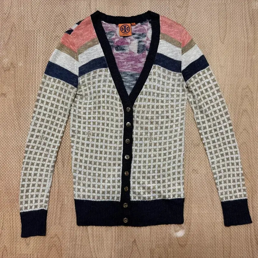 [BUNJANG] Tory Burch Linen Cardigan XS / 토리버치 린넨 가디건 xs 정품