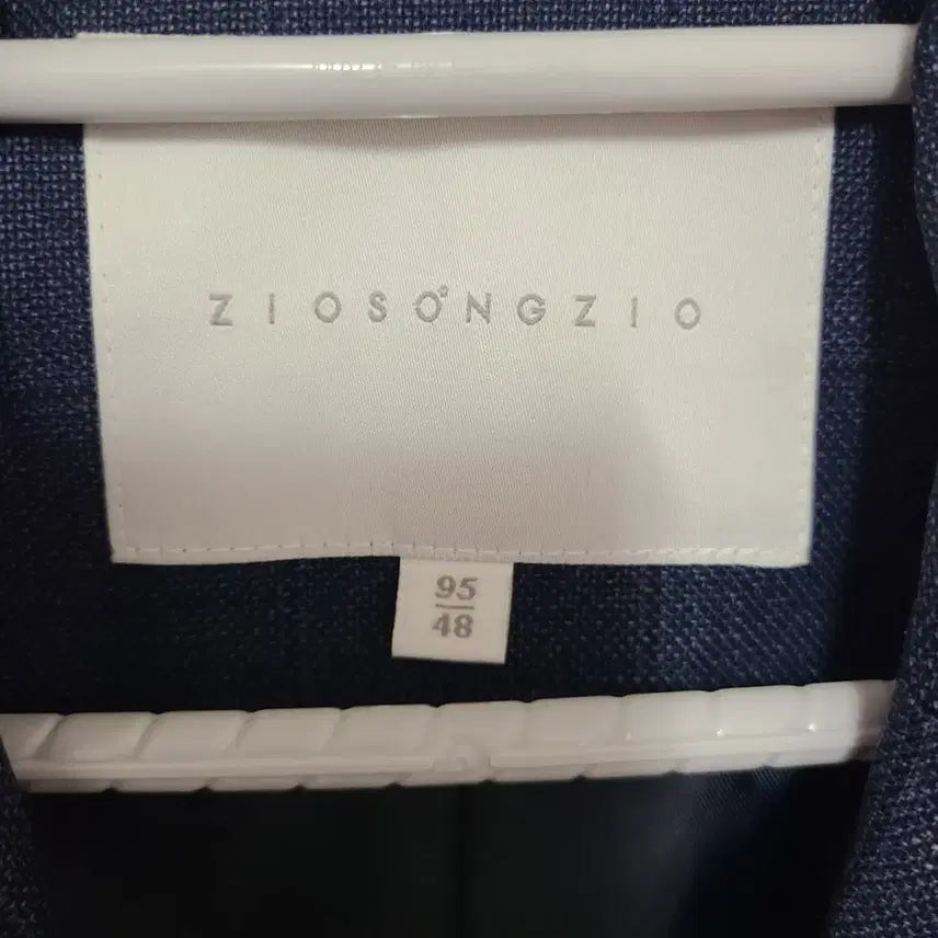 [BUNJANG] ZIOZIA Navy Check Jacket / 지오송지오 네이비 체크 자켓98