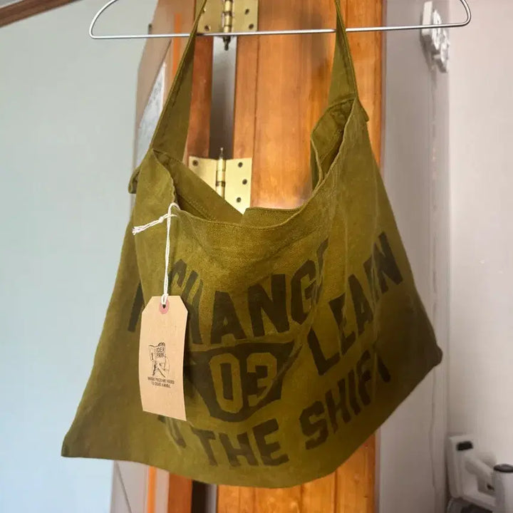 [BUNJANG] Collect Pieces Messenger Bag Khaki / 컬렉트피시스 메신저 백 카키
