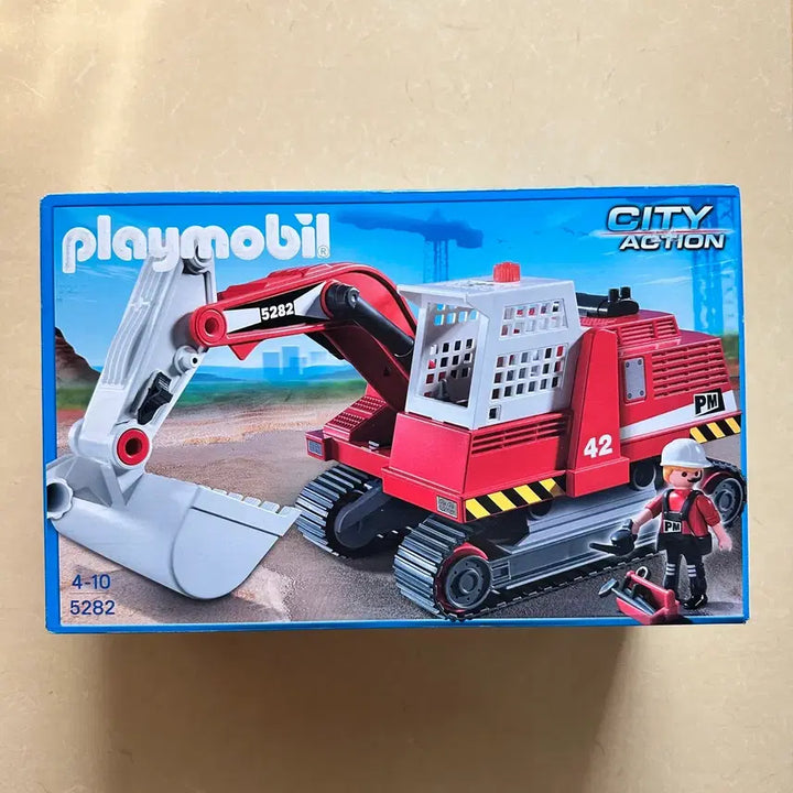 [BUNJANG] Playmobil 5282 Excavator Unsealed / 플레이모빌 5282 포크레인 굴착기 미개봉