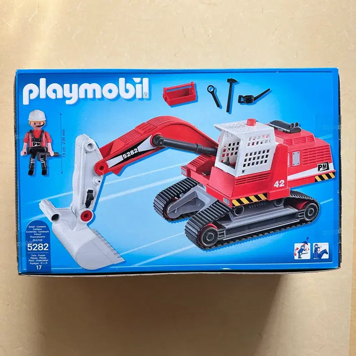 [BUNJANG] Playmobil 5282 Excavator Unsealed / 플레이모빌 5282 포크레인 굴착기 미개봉