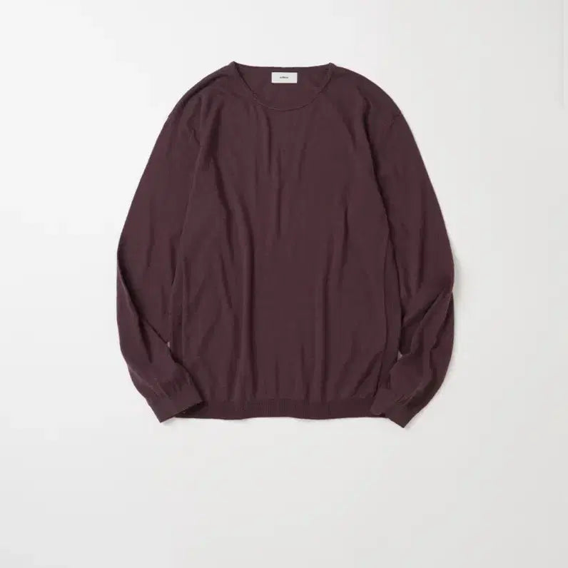 [BUNJANG] MyLibrary Silky Round Neck Knit L / 마이라이브러리(mylibrary) 실키 라운드넥 니트 L