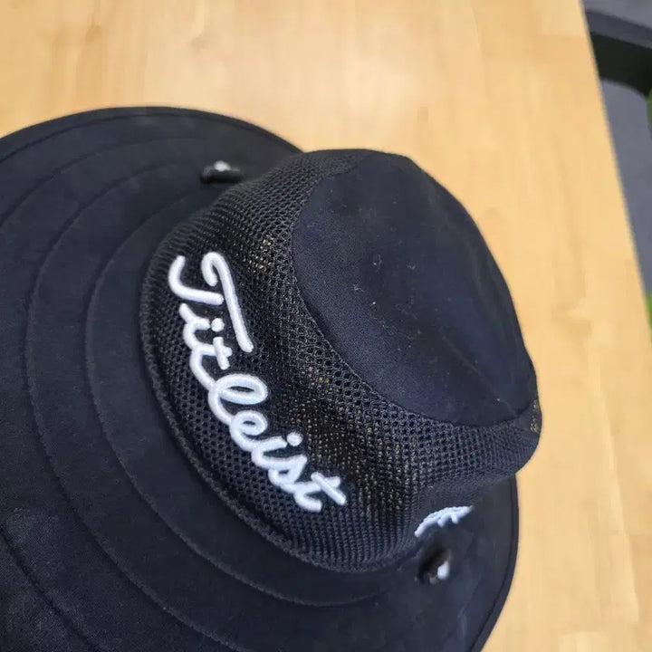 [BUNJANG] Titleist Black Golf Bucket Hat / 타이틀리스트 블랙 골프 버킷햇 모자