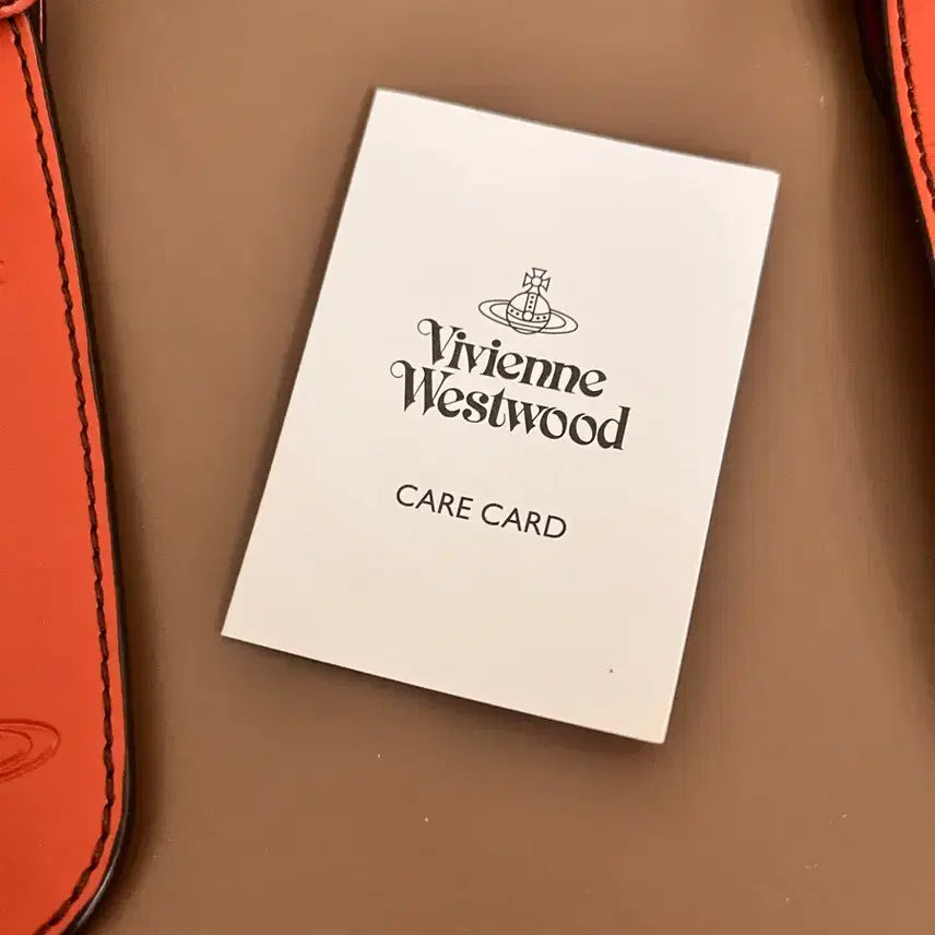[BUNJANG] Vivienne Westwood Brown Tote Bag / 비비안웨스트우드 브라운 토드백