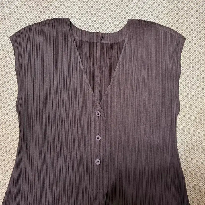 [BUNJANG] Pleats Please Long Vest Dress Size 3 / 플리츠플리즈 롱베스트 원피스 3사이즈 정품