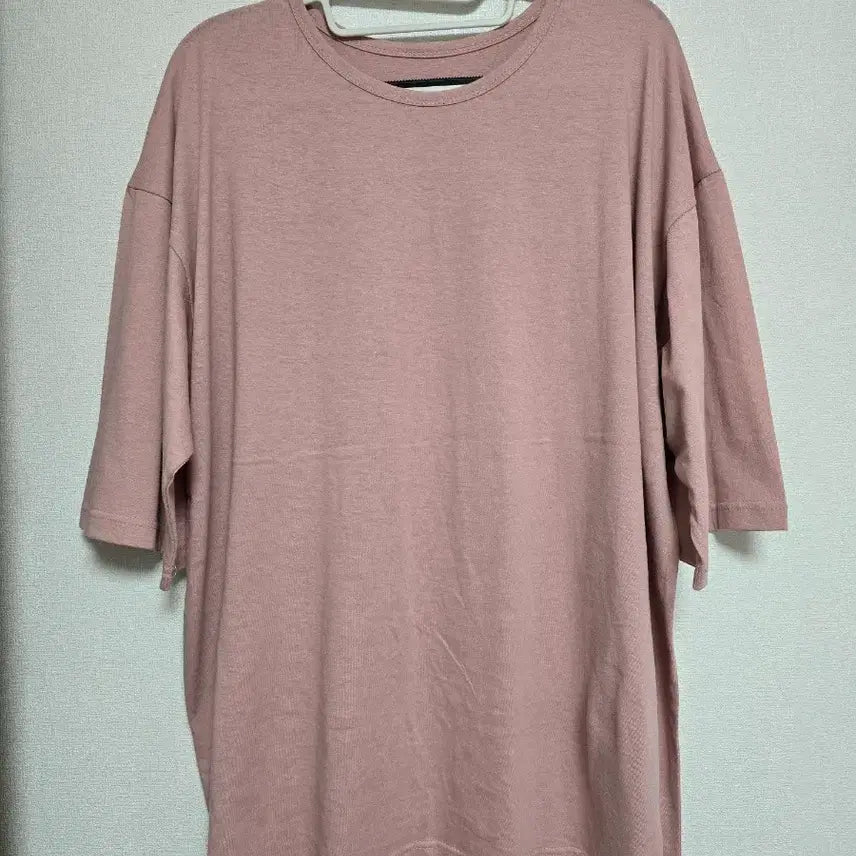 [BUNJANG] Oversized Pink Short-Sleeve T-Shirt / 오버핏 핑크색 반팔 티셔츠