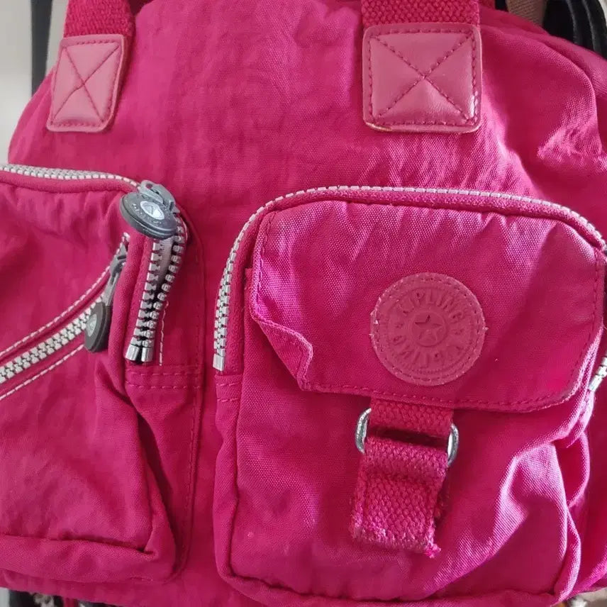 [BUNJANG] Kipling Red Tote Bag / 키플링 빨강색 가방 토트백
