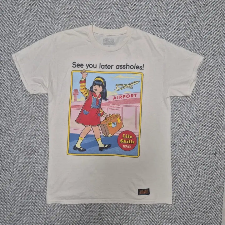 [BUNJANG] Steven Rhodes Vintage Art T-Shirt (M) / 빈티지 Steven Rhodes 아트웍 티셔츠 (M)