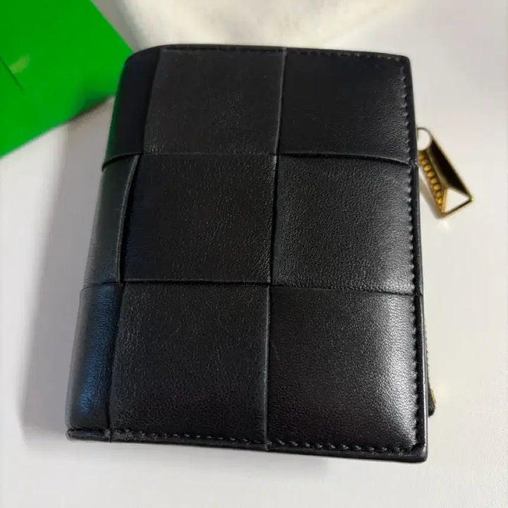 [BUNJANG] Bottega Veneta Small Cassette Bi-fold Wallet Black / 보테가 베네타 스몰 카세트 지갑 블랙