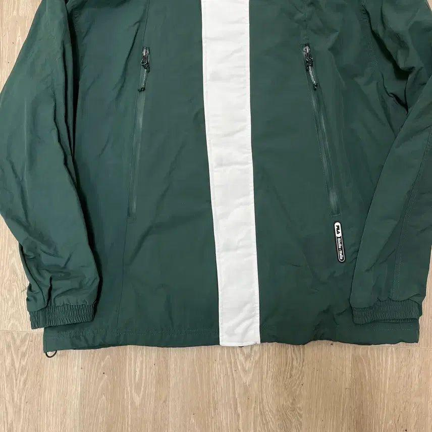 [BUNJANG] Fila Old Skool Woven Colorblock Windbreaker Jacket M/95 / 휠라 올드스쿨 우븐 배색 바람막이 자켓 M/95