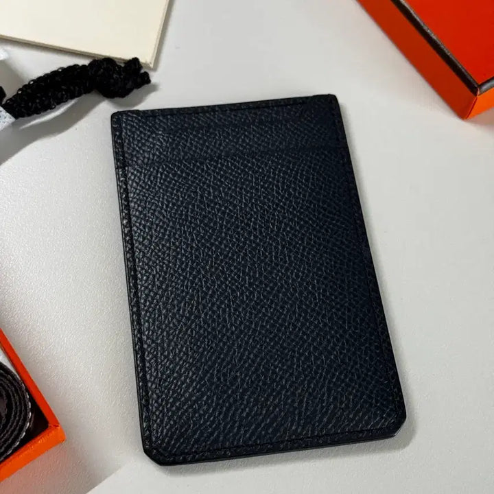[BUNJANG] Hermès City 4CC Card Holder Ébène &amp; Bleu Nuit / 에르메스 시티 4CC 카드 홀더 에버컬러 &amp; 블루 뉘