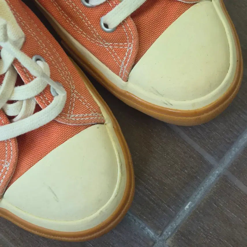 [BUNJANG] Covernat Orange Sneakers Size 270 / COVERNAT 커버낫 주황색 오렌지 스니커즈 270