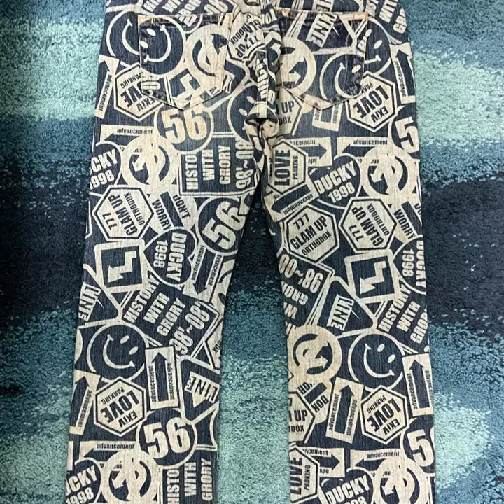 [BUNJANG] CO&amp;LU Rock Funki Denim Pants Y2K Hip / CO&amp;LU Rock Funki pants 데님 팬츠 y2k 힙 JPN