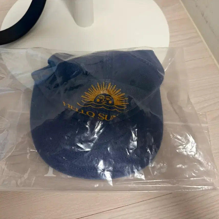 [BUNJANG] Hello Sunrise Washed OG Logo 6Panel Cap - Ocean Blue / 헬로우선라이즈 모자 블루 색상 미사용 새제품