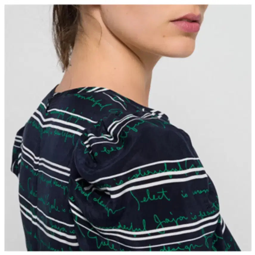 [BUNJANG] Maje Lettering Short Sleeve Dress Size 1 / (새상품) 마쥬 레터링 반팔 원피스 1사이즈 (44)