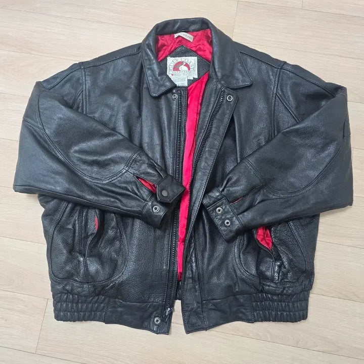 [BUNJANG] Gulf Coast Outfitters Genuine Leather Bomber Jacket L / 빈티지 Gulf Coast Outfitters 소가죽 봄버자켓 L