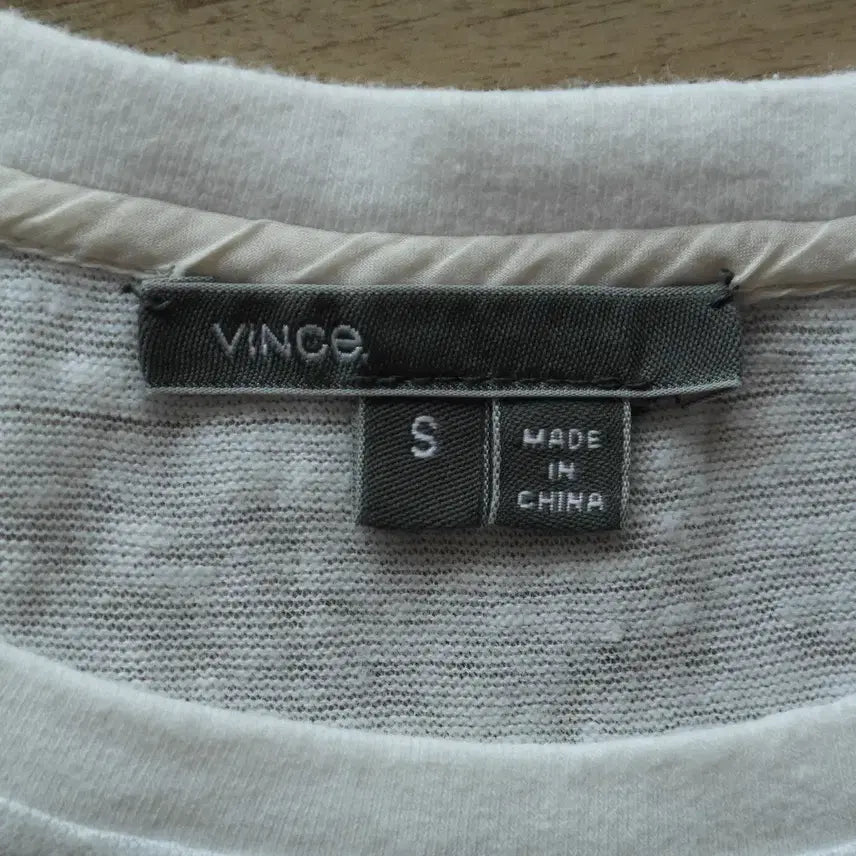 [BUNJANG] Vince Linen T-Shirt Size 66 / VINCE린넨티셔츠/66사이즈/최상급